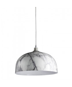 Lustre  suspension effet marbre 34x128,5 cm E27 40 W