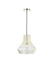 Lustre  suspension cage métal E27 60W diametre 29 cm x hauteur 27,7 cm doré