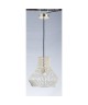 Lustre  suspension cage métal E27 60W diametre 29 cm x hauteur 27,7 cm doré