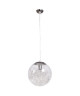 AMP Lustre  Suspension LED  en verre style Contemporain  Hauteur plafond 120 cm