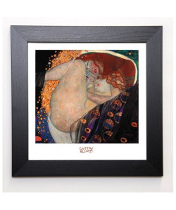 KLIMT Image encadrée Danae 37x37 cm Multicolore