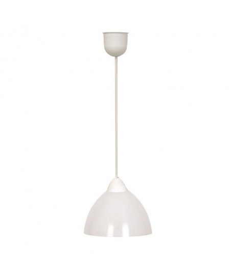 Lustre PVC  Ř 26,5 cm  Blanc