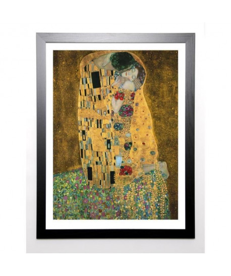 KLIMT Image encadrée Der Kuss 67x87 cm Multicolore