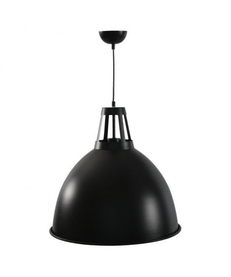 Lustre en aluminium Style industriel  Ř 30 cm  Noir