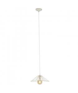 Lustre  suspension filaire Akola diametre 36 cm E27 60W blanc