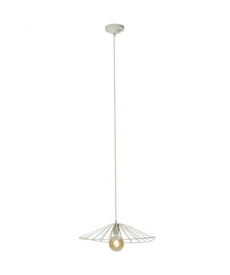 Lustre  suspension Akola diametre 46 cm E27 60W blanc