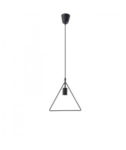 TRIANGULAR Suspension métal L 30 x H28 cm Noir