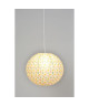 BALL IMPRIMÉ Suspension boule  Ř 40 x H 40 cm  Blanc imprimé ananas