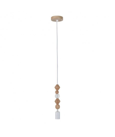 HAIKU Suspension D 10 x H80 cm Bois naturel