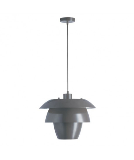 Suspension en métal  H 150 Ř 38 cm  Gris