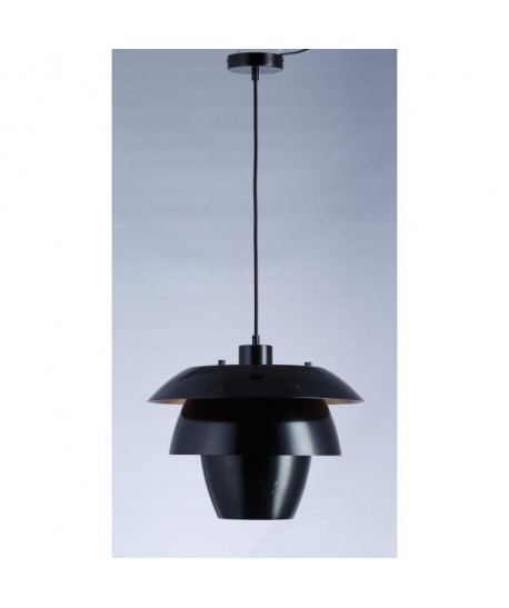 Suspension en métal  H 150 Ř 38 cm  Noir