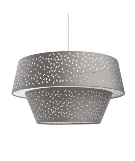 CASSIOPEE Suspension en PVC / polyester / coton  L 45 x P 45 x H 25 cm  Gris