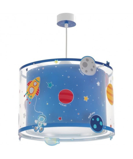 Lustre suspension chambre enfant Planets  Bleu