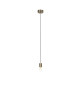 BRILLIANT Suspension fil Coppra  Laiton antique brillant