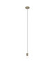 BRILLIANT Suspension fil Coppra  Laiton antique brillant