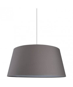 Lustre Tambour diametre 60 cm E27 100W gris