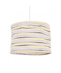 Lustre  suspension pastilles diametre 35 cm hauteur 25 cm E27 60W