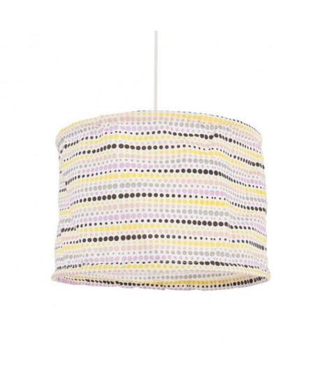 Lustre  suspension pastilles diametre 35 cm hauteur 25 cm E27 60W