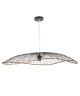 LANKA Lustre  suspension XXL 80x12 cm tressé a la main E27 60W