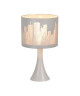 NEW YORK Lampe a poser E14 40W blanc