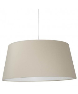 Lustre Tambour diametre 60 cm E27 100W beige