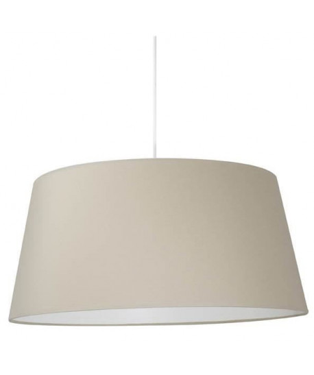 Lustre Tambour diametre 60 cm E27 100W beige