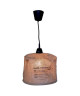 Lustre  suspension 30 cm marron