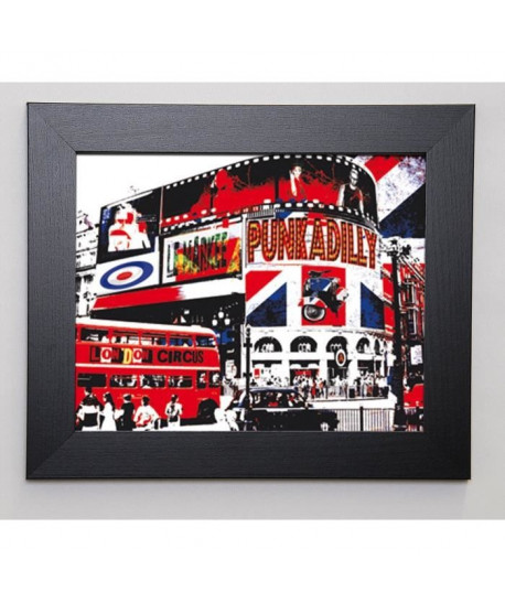 LE MARKEE Image encadrée London Circus 31x37 cm Multicolore