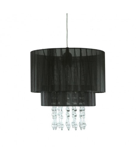 RANEX Lustre  suspension Lustre Amy E27 60W noir et transparent