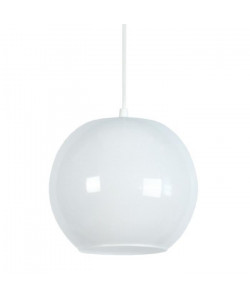 BOULE verre Suspension verre 20x20x80 cm Opale