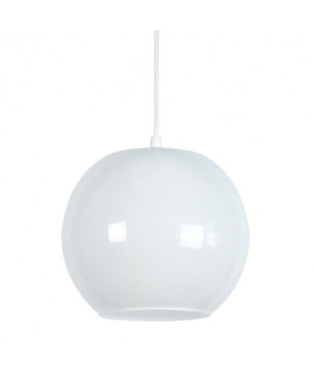 BOULE verre Suspension verre 20x20x80 cm Opale