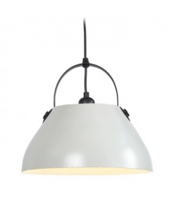 CLOCHE BARRE Suspension acier 30x30x80 cm Blanc