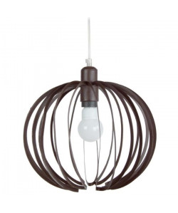 AFONSO 25 Suspension acier 25x25x80 cm Marron