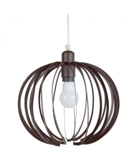 AFONSO 25 Suspension acier 25x25x80 cm Marron