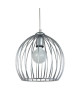 GRAND BALL Suspension acier 27x27x90 cm Aluminium