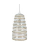 CORDESSYMPHONIE Suspension verre 14x14x90 cm Naturel