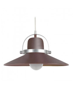 DANIEL Suspension acier 33x33x90 cm Marron