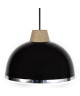 DEMIBOULE B Suspension acier 24x24x90 cm Noir