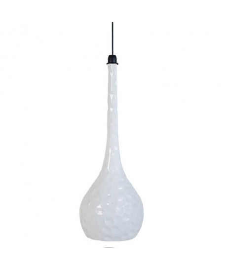 GOLFE Suspension céramique 21x21x90 cm Blanc