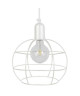 ARMILARE Suspension acier 25x25x90 cm Blanc