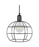 ARMILARE Suspension acier 25x25x90 cm Noir