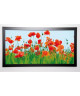 LENS Image encadrée Poppy Field 57x107 cm Rouge