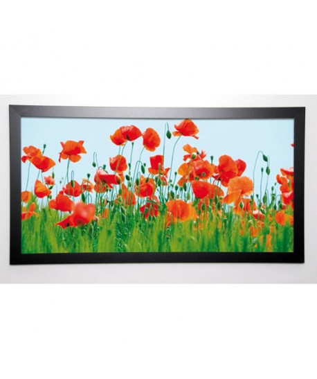 LENS Image encadrée Poppy Field 57x107 cm Rouge