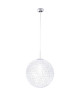 GLOBO LIGHTING Lustre chromé  H 19 x Ř 30 cm