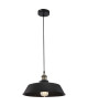 GLOBO LIGHTING Suspension aluminium  Ř 36 x H 12,4 cm  Doré et noir