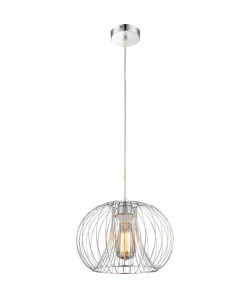 GLOBO LIGHTING Suspension chrome  Ř 30 x H 12 cm