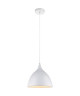 GLOBO LIGHTING Suspension métal  Ř 25 x H 12 cm  Blanc mat