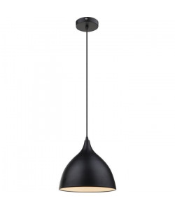 GLOBO LIGHTING Suspension  Ř 25 cm x H 12 cm  Noir et blanc