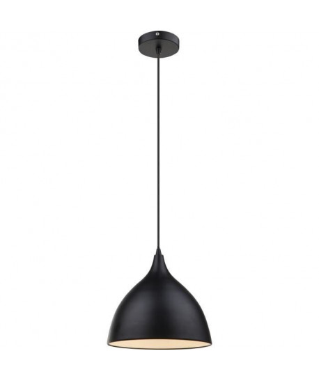 GLOBO LIGHTING Suspension  Ř 25 cm x H 12 cm  Noir et blanc