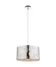 GLOBO LIGHTING Suspension chrome acier inoxydable  Ř 30 x H 12 cm  Nickel mat